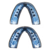 Shock Doctor Gel Max Power Mouthguard - Carbon Black -  Molded Detail View - Before & After