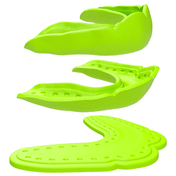 Shock Doctor MicroFit Mouthguard - Shock Green - Detail View