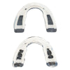 Shock Doctor Ultra 2 STC Mouthguard - Black - Molded Detail View - Before & After