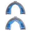 Shock Doctor Ultra Double Braces Black Mouthguard - Molded Detail View - Before & After