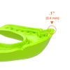 Shock Doctor MicroFit Mouthguard - Shock Green - Measurement Detail View