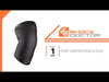 Knee Compression Sleeve with Closed Patella