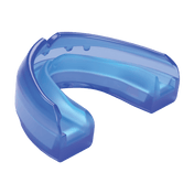 Shock Doctor Ultra Braces Blue Mouthguard - Front Angle View