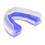 Shock Doctor Blue Raz Raspberry Ultra Braces Flavor Fusion Mouthguard - Back Angle View