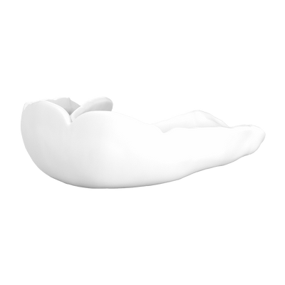 Shock Doctor MicroFit Mouthguard - White - Molded Front View