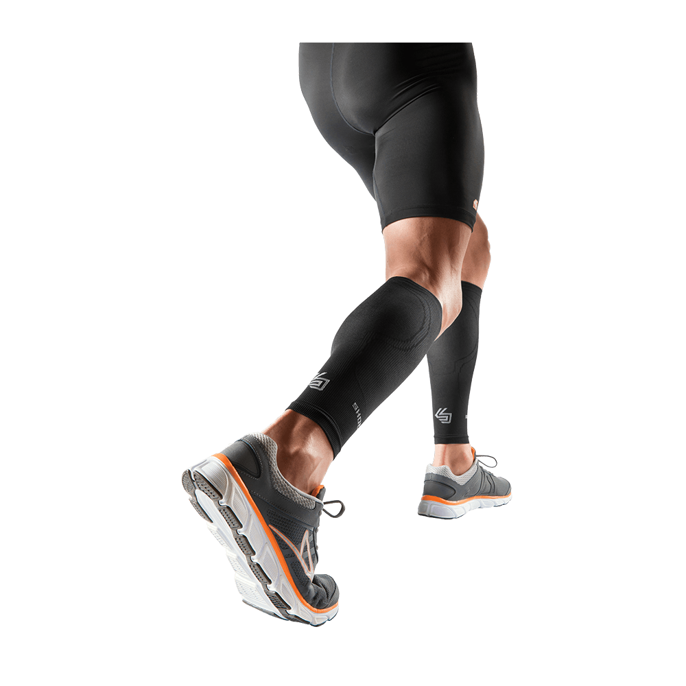 Shock Doctor Elite SVR Compression® Recovery Calf Sleeves - On Model - Hero View
